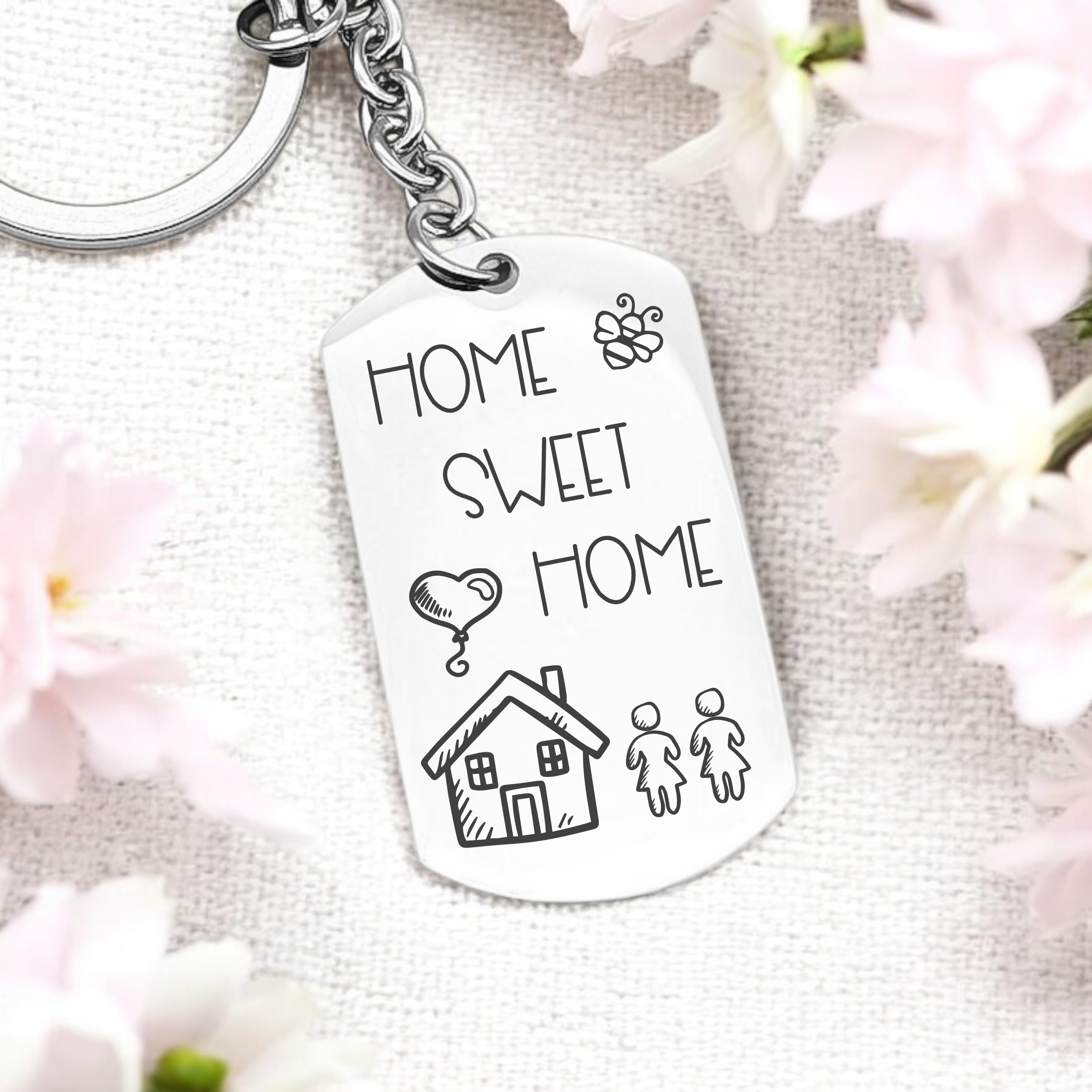 Home sweet home, LGBTQ+ Key Ring