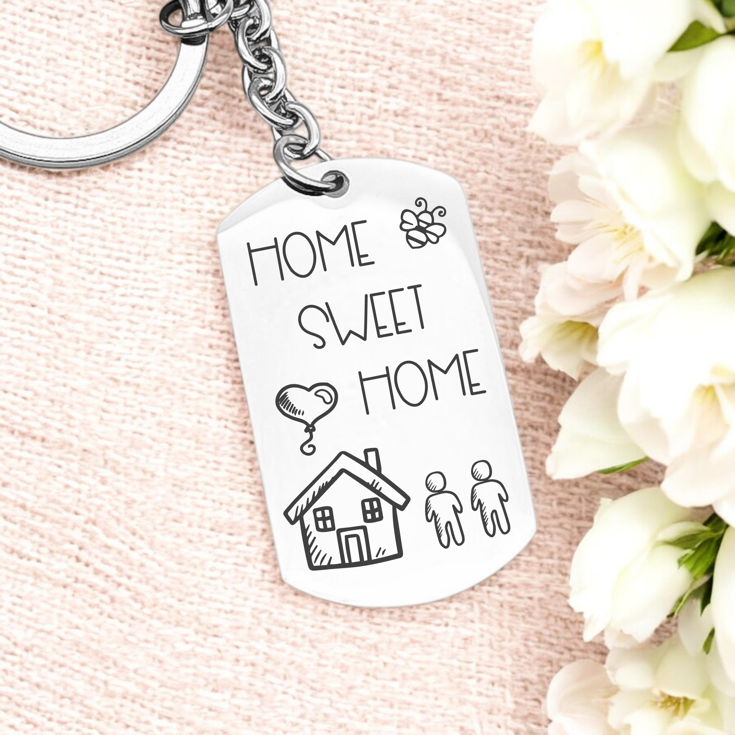 Home sweet home, LGBTQ+ Key Ring