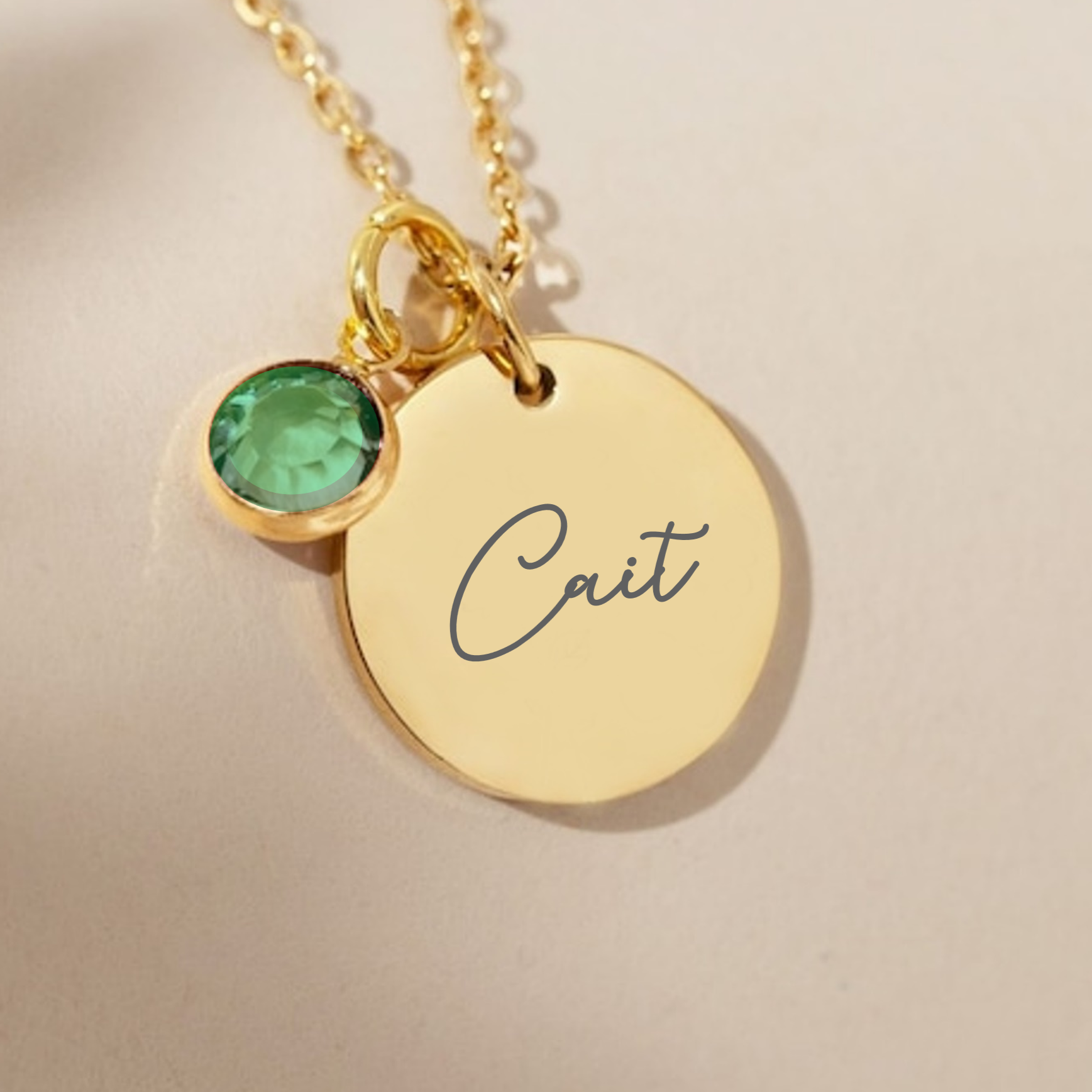 Personalised, Birthstone Necklace