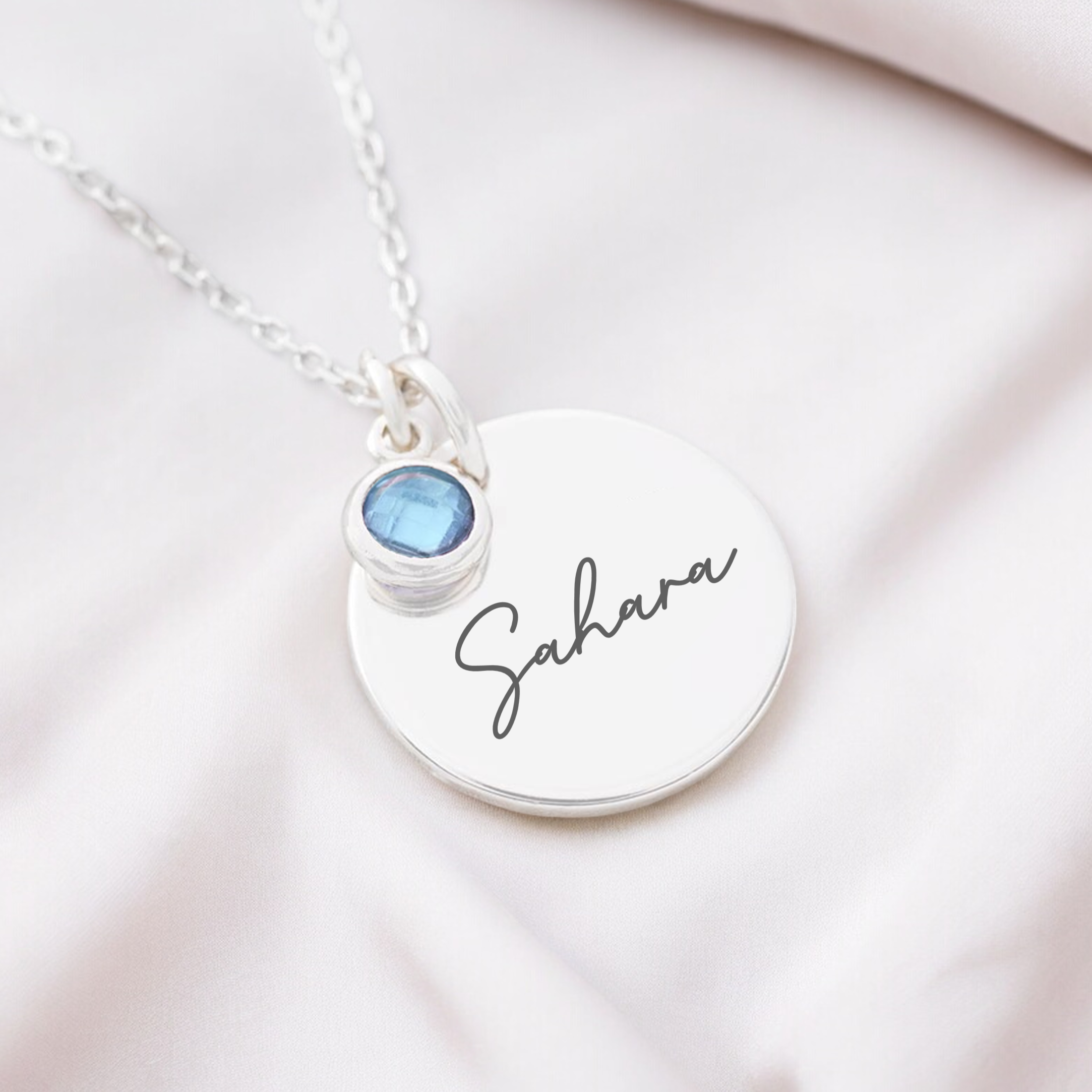 Personalised, Birthstone Necklace