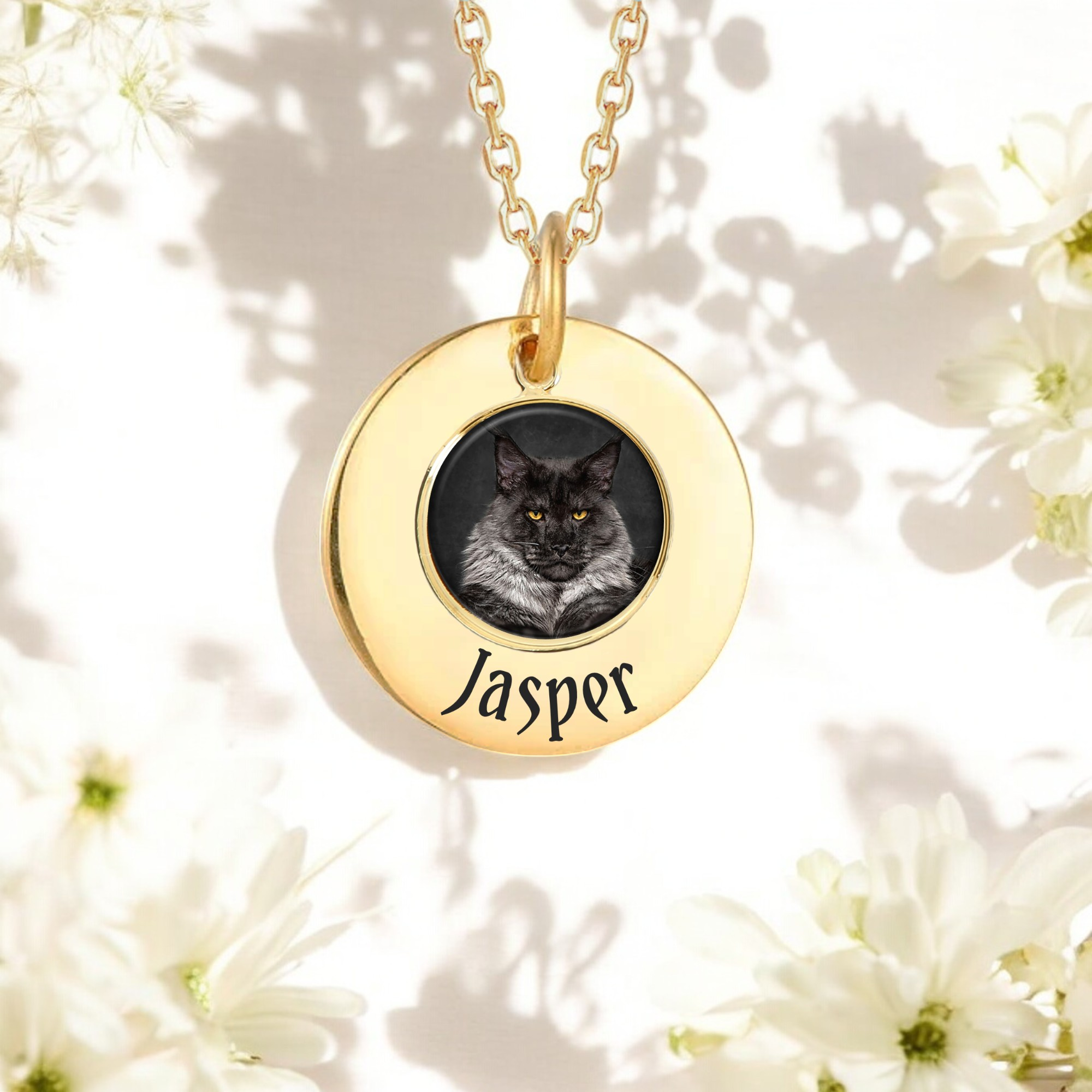 Cherished Pets, Photo Necklace, Add your own photo and personalisation