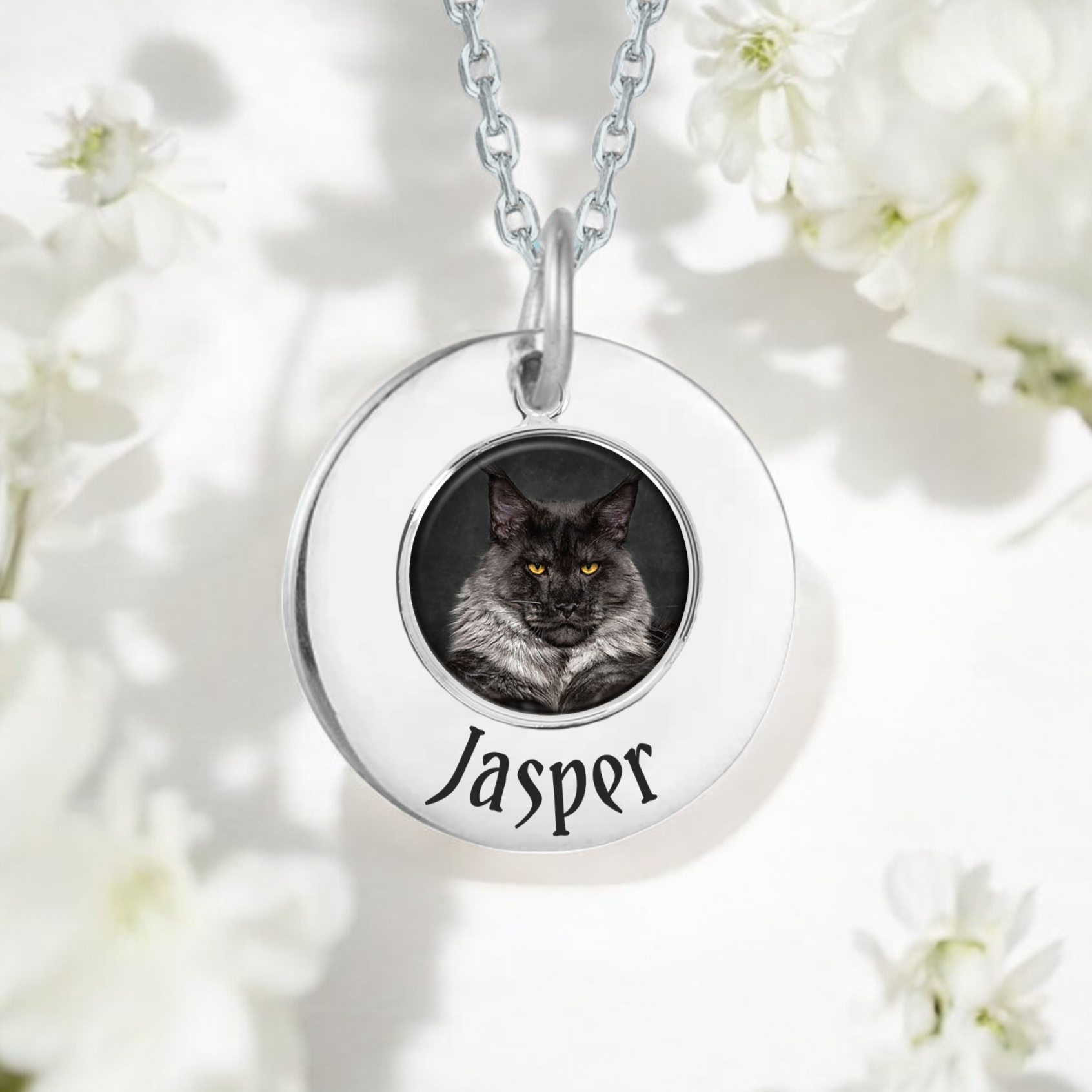 Cherished Pets, Photo Necklace, Add your own photo and personalisation