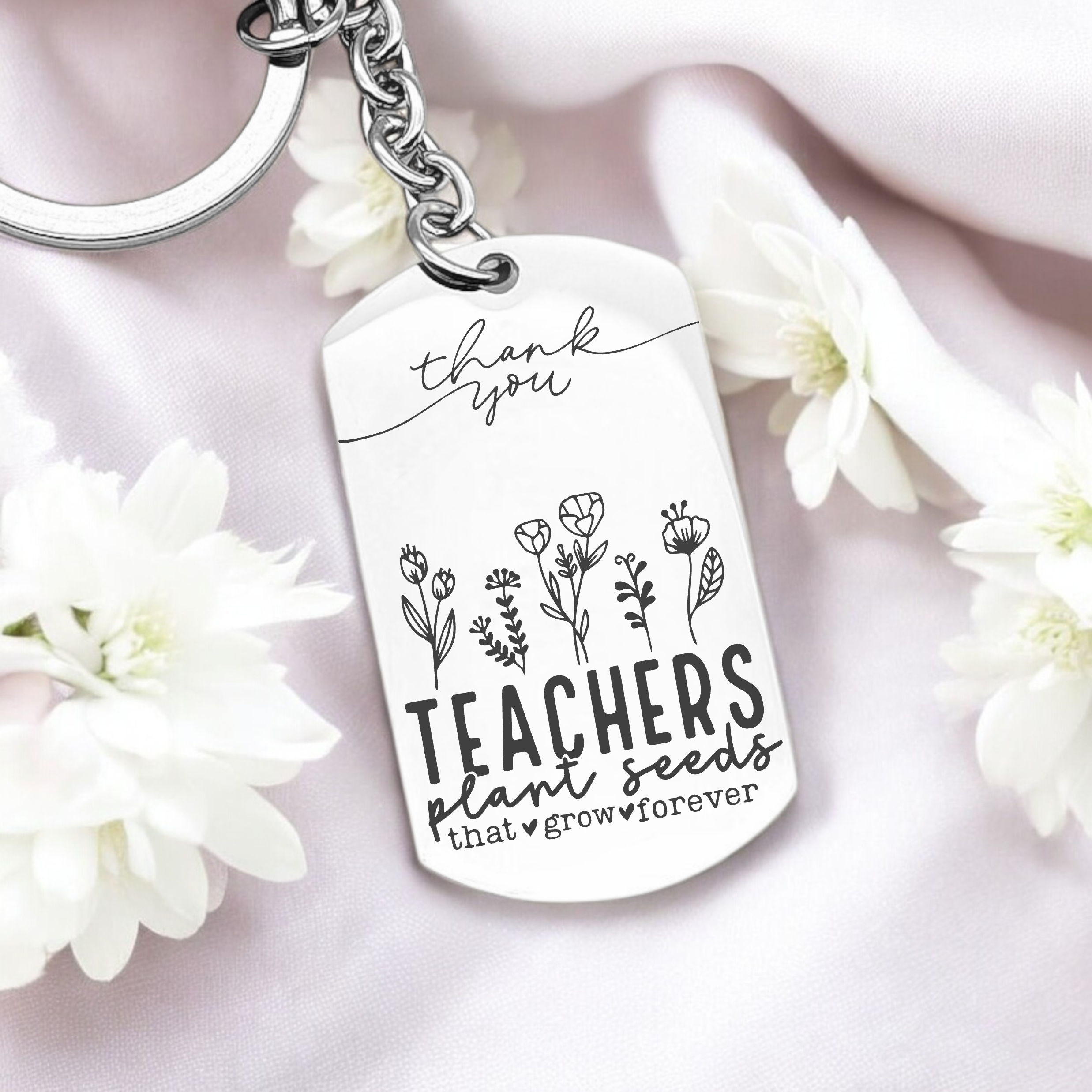 Personalised, Teachers Gift Key Ring