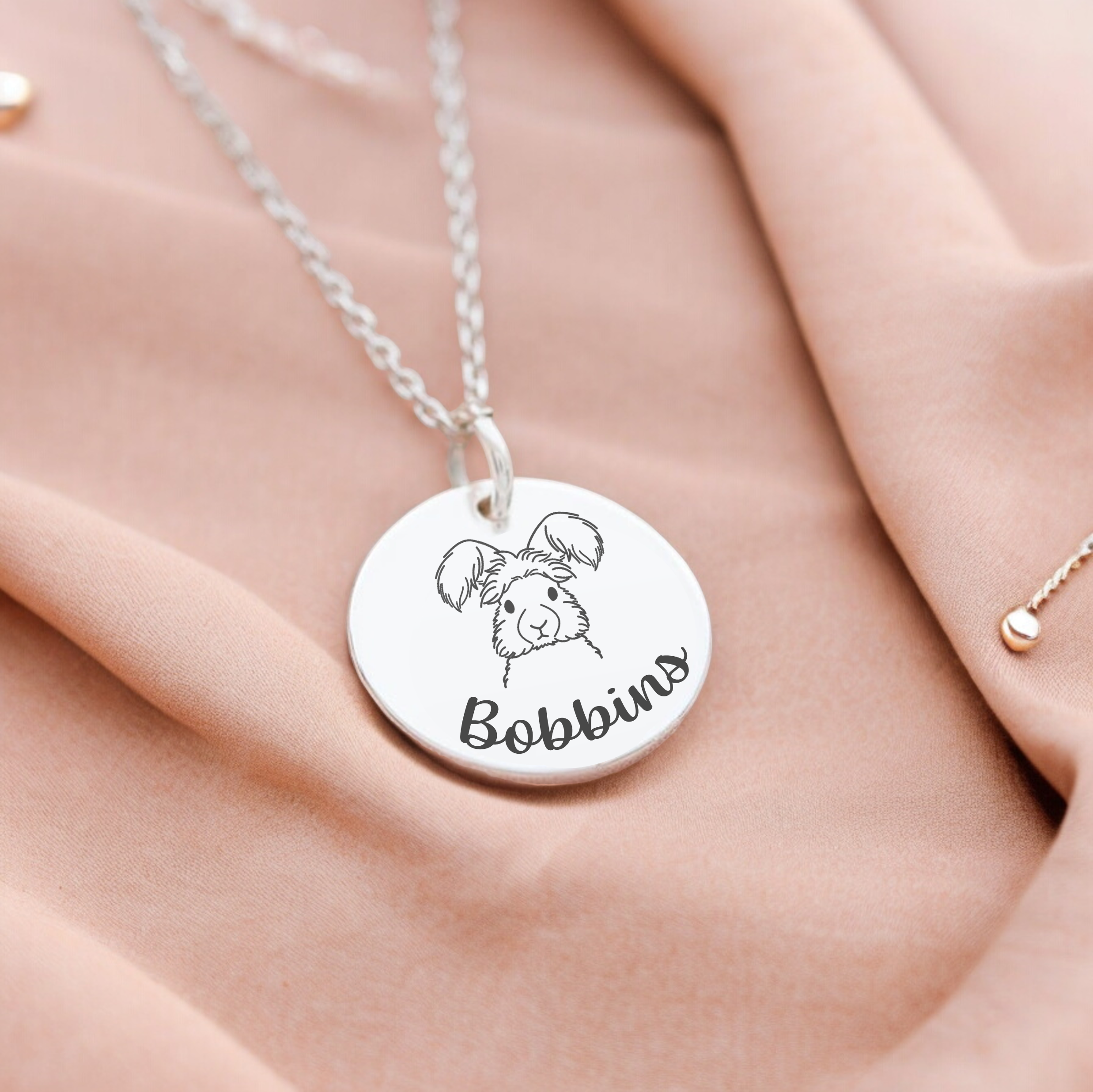 Personalised Rabbit Necklace - Different breeds available