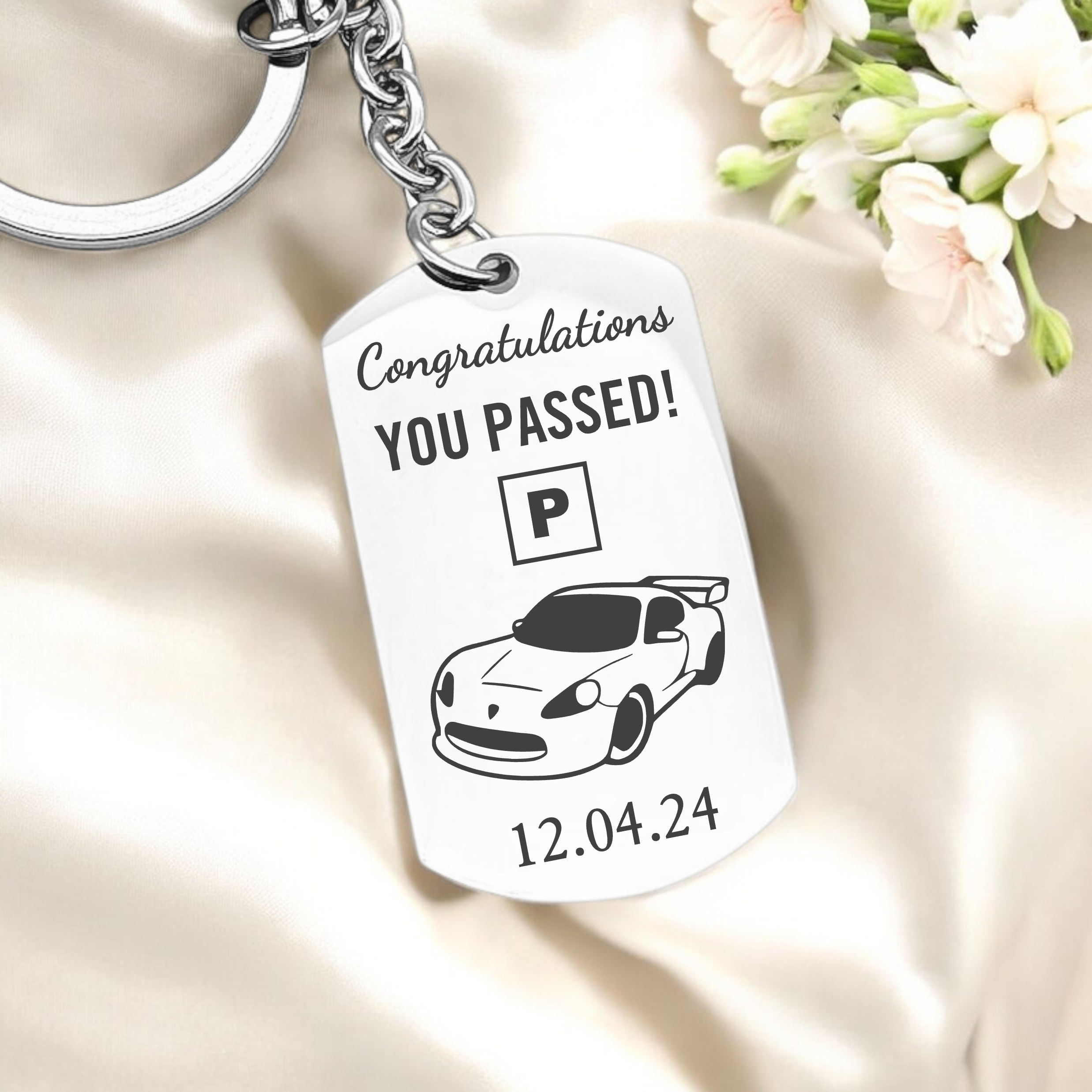 You Passed, Driving Test Key Ring